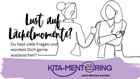 Postkarte Kita-Mentoring Mentee